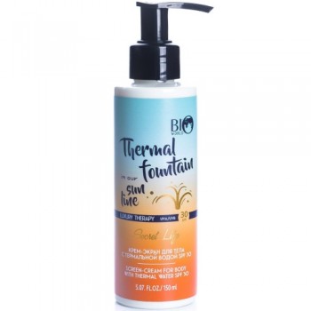 Крем-экран для тела SECRET LIFE с термальной водой SPF30, 150 мл, заказать, купить в Луганске